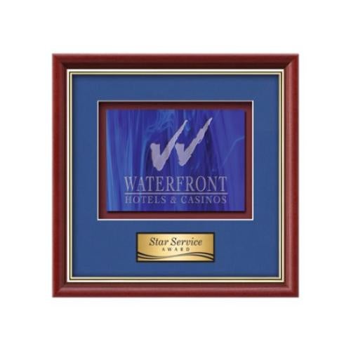 Plaque Awards - Framed Awards & Plaques - Baron -  Mahogany/Gold