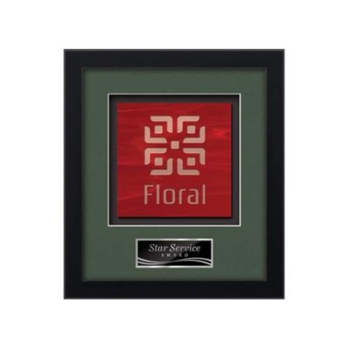Primrose - Black Plaque Awards - Framed Awards & Plaques - Primrose - Black