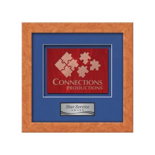 Eldridge - Light Walnut Plaque Awards - Framed Awards & Plaques - Eldridge - Light Walnut