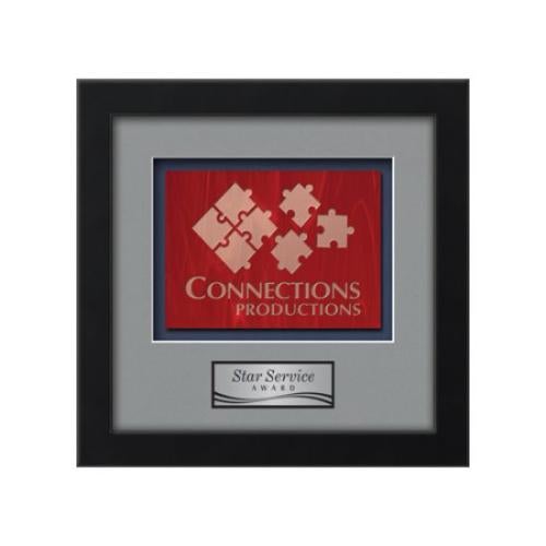 Plaque Awards - Framed Awards & Plaques - Eldridge -  Satin Black