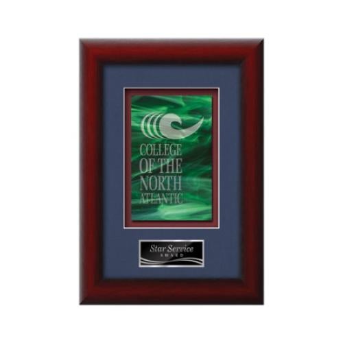 Plaque Awards - Framed Awards & Plaques - Eco -  Mahogany