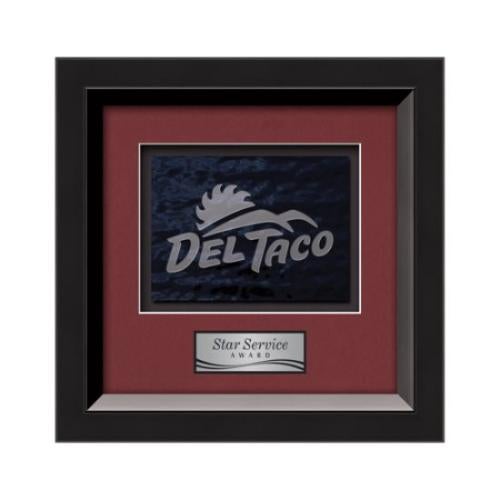 Omni - Black/Black Plaque Awards - Framed Awards & Plaques - Omni - Black/Black