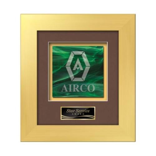 Premier - Gold Plaque Awards - Framed Awards & Plaques - Premier - Gold