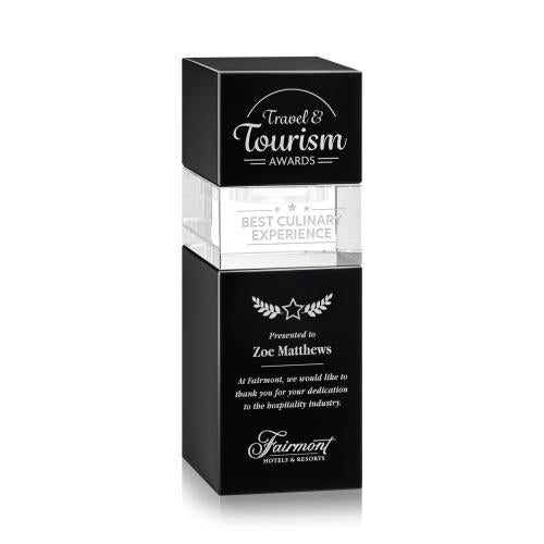 Recognition Awards - Crystal Awards - Tofino Stacker Award - Black