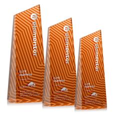 Hallandale Award - Orange - Sales Awards