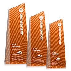 Hallandale VividPrint Award - Orange - New Items