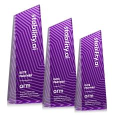 Hallandale VividPrint Award - Purple - New Items