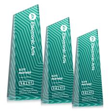 Hallandale VividPrint Award - Teal - New Items