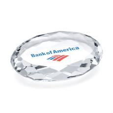 Amherst VividPrint Paperweight - Oval - Crystal Paperweights