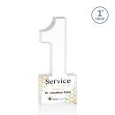 1 Year of Service Award Acrylic Number
