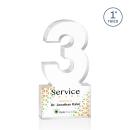 3 Years of Service Award Acrylic Number