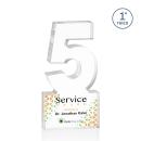 5 Years of Service Award Acrylic Number
