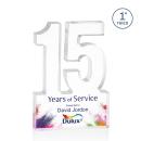 15 Years of Service Award Acrylic Number