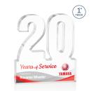 20 Years of Service Award Acrylic Number
