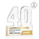 40 Years of Service Award Acrylic Number