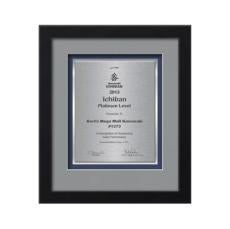 Eldridge Certificate TexEtch - Satin Black - Framed Awards & Plaques