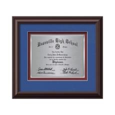 Monarch Certificate TexEtch - Mahogany - Plaque Awards