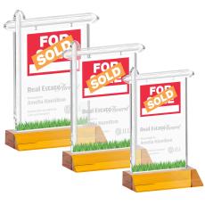 Real Estate Award - Amber - New Items