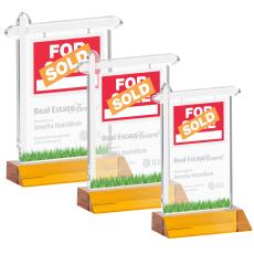 Real Estate Award - Amber - Sales Awards
