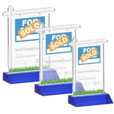 Real Estate Award - Blue - New Items