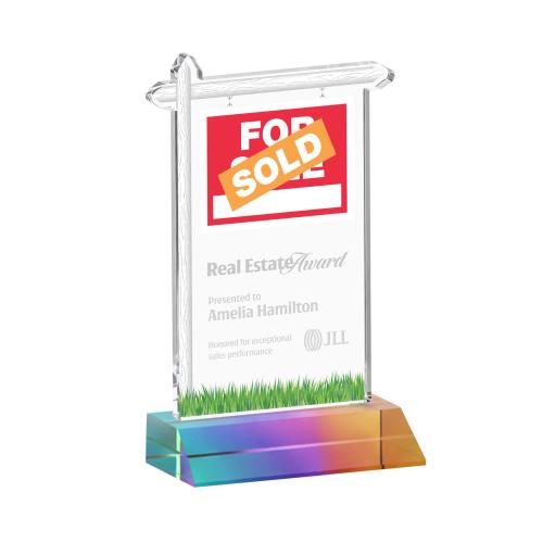 Recognition Awards - Crystal Awards - Real Estate Award - Prismatic