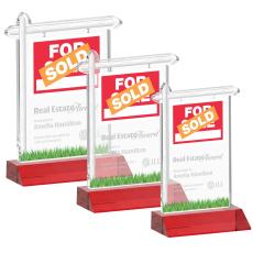 Real Estate Award - Red - New Items