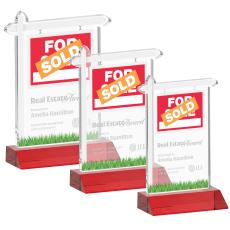 Real Estate Award - Red - Sales Awards