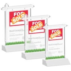 Real Estate Award - White - Sales Awards