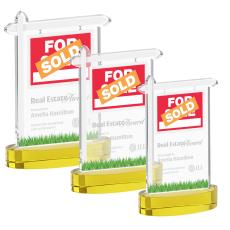 Real Estate Award on Alberton Base - Gold - Sales Awards