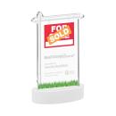 Real Estate Award on Alberton Base - White