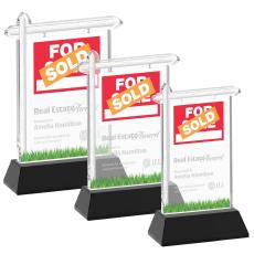 Real Estate Award on Hartford Base - Black - New Items