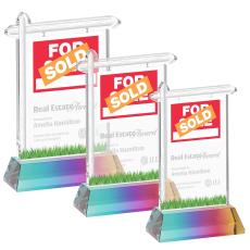 Real Estate Award on Hartford Base - Prismatic - Prism Crystal Awards
