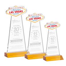 Las Vegas Award - Amber - Glass Awards
