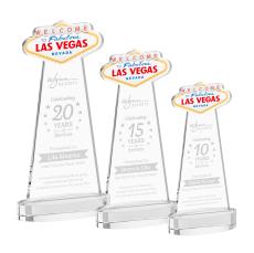 Las Vegas Award on Alberton Base - Clear - New Items
