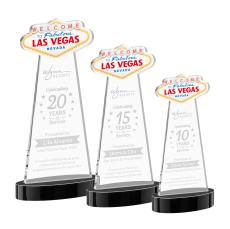 Las Vegas Award on Alberton Base - Black - New Items