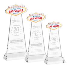 Las Vegas Award on Hartford Base - Clear - Crystal Awards