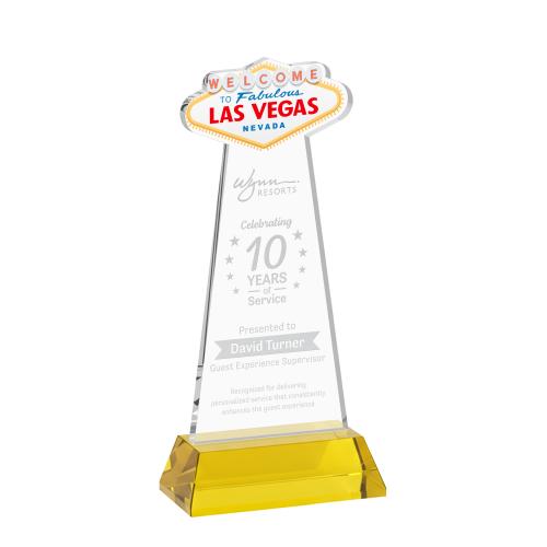 Recognition Awards - Shop by Recipient - Sales Awards - Las Vegas Award on Hartford Base - Gold
