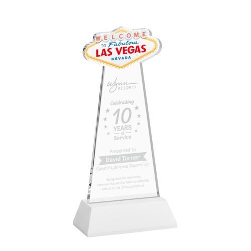 Recognition Awards - Shop by Recipient - Sales Awards - Las Vegas Award on Hartford Base - White
