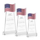 Flag Award on Alberton Base - Clear