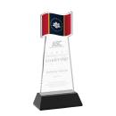 Flag Award on Hartford Base - Black