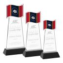 Flag Award on Hartford Base - Black