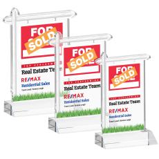 Real Estate VividPrint Award - Clear - Crystal Awards