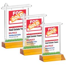 Real Estate VividPrint Award - Amber - Crystal Awards
