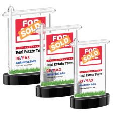 Real Estate VividPrint Award on Alberton Base - Black - Real Estate Awards