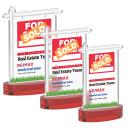 Real Estate VividPrint&trade; Award on Alberton Base - Red