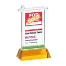 Real Estate VividPrint&trade; Award on Hartford Base - Amber