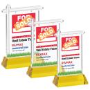 Real Estate VividPrint&trade; Award on Hartford Base - Gold