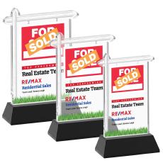 Real Estate VividPrint Award on Hartford Base - Black - Real Estate Awards