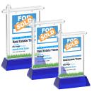 Real Estate VividPrint&trade; Award on Hartford Base - Blue