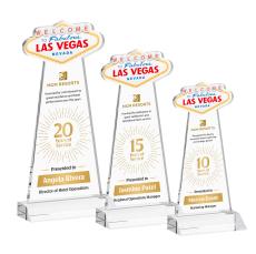 Las Vegas VividPrint Award - Clear - Crystal Awards